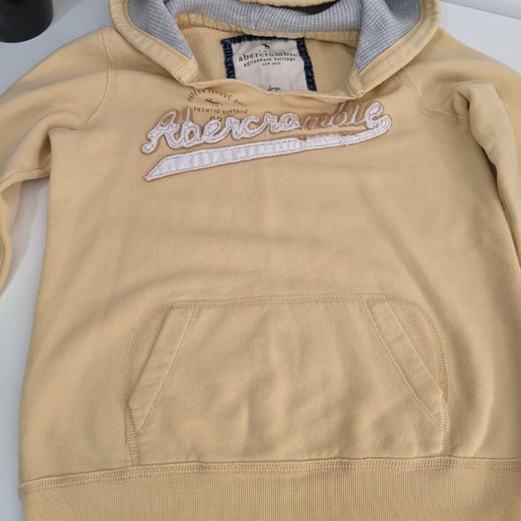 Abercrombie Kids Yellow and Grey Hoodie Adirondack Heritage New York - Picture 5 of 16
